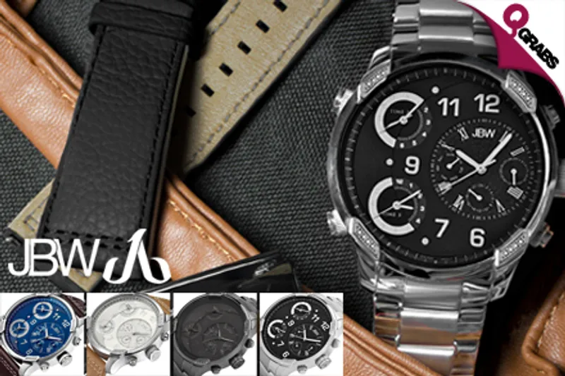 From QR699 Get a Genuine JBW Men's Watch - Choose from 8 Elegant Designs! (Up to QR1699 Value)